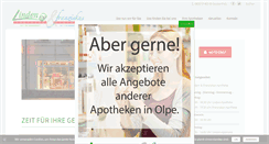 Desktop Screenshot of linden-apotheke.eu