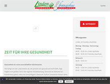 Tablet Screenshot of linden-apotheke.eu